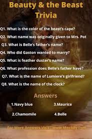 Zoe samuel 6 min quiz sewing is one of those skills that is deemed to be very. Beauty The Beast Trivia Question Answers In 2021 Trivia Questions Trivia Trivia Questions And Answers