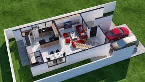 Modern 3 Bedroom Small House Plan Pack Minimalist House Design Modern Style House Plans House Plans