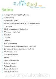 Salon Ceyiz Listesi Evlilik Dugun Planlama Dugun Ayrintilari