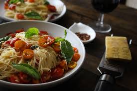 angel hair pasta with summer tomatoes pasta al pomodoro crudo umami us recipe tomato pasta summer tomato italian recipes