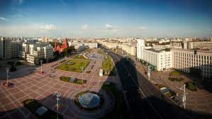 Storozhevskaya street 8, minsk city centre, minsk, biélorussie. File Place De L Independance Minsk Bielorussie Jpg Wikimini Stock