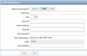 3 Authentication Zabbix Documentation 2 0