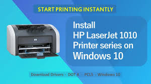 Complete Guide Installing Hp Laserjet 1010 Windows 10 Dot4 Pcl5 Youtube