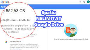 Il existe une application incroyable de gestion de stockage en ligne pour vous aider à obtenir l'espace. Spatiu De Stocare Nelimitat Pe Google Drive Youtube