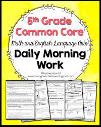 5th grade ela crossword puzzles. Math And English Language Arts Daily Morning Work Young Teacher Love