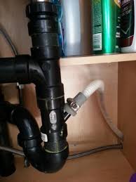 musty smell from one of my double sink