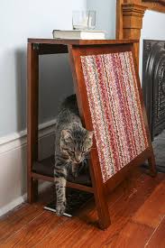 A Frame Cat Bed End Table And Cat Scratcher The Refined Feline Cat Bed Modern Cat Furniture Cool Cat Beds