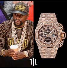 I write about the worlds of time, luxury watches and jewelry. Floyd Mayweather On Twitter Rose Gold Limited Edition Arnold Schwarzenegger 48mm Ap Royal Oak Offshore Chronograph All Factory