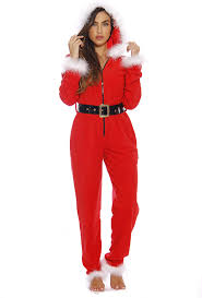 Amazon Com Just Love Holiday Santa Adult Onesie Pajamas Clothing Shoes Jewelry