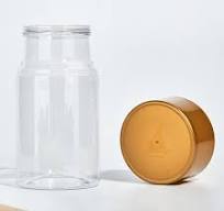 Tall Clear Plastic Jars,Deep Cover PET Jars,Tall Plastic Jars