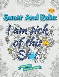 5 free printable coloring pages for adults pdf. Amazon Com Swear Word Coloring Book The Jungle Adult Coloring Book Featured With Sweary Words Animals 9781530428014 Coloring Rainbow Books