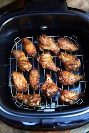 While the wings cook, combine 1/3 cup olive oil, 3 tablespoons lemon juice, 2 tablespoons minced garlic, salt and lots of freshly ground black pepper in a large bowl. Extra Crispy Air Fryer Chicken Wings Craving Tasty