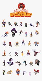 My Hero Academia Pixel Art Hd Png Download Transparent Png Image Pngitem Dabi burns down a hero trying to pursue the league. my hero academia pixel art hd png
