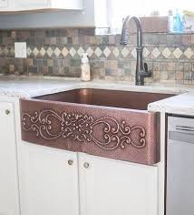 farmhouse copper sinks & apron front
