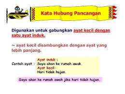 Ketua pengarah kesihatan mengumumkan bahawa. Ayat Majmuk Pancangan