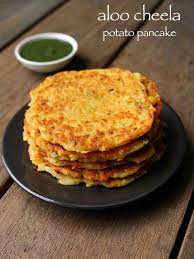 Aloo Cheela Recipe Aloo Ka Cheela Or Aloo Chilla Potato Pan Cake Recipe Recipes Hashbrown Recipes Aloo Recipes