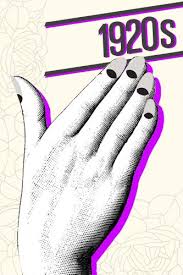 History Of Nail Art Design 1920s Nails Vintage Nails Moon Manicure