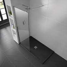 Check spelling or type a new query. Aquadart Aqualavo Black Slate Shower Tray 1500 X 800