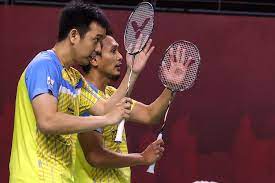 Badmintonasiachampionship2019 kevin sanjaya sukamuljo/gideon markus fernaldi badminton asia championship hari ini kevin. Beri Perlawanan Terbaik Ahsan Hendra Kalah Dari Wakil Taiwan Pada Final Bwf World Tour Finals Halaman All Kompas Com