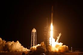 Maybe you would like to learn more about one of these? Spacex Rocketship Launches 4 Astronauts On Nasa Mission To Space Station Reuters