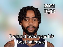 D Angelo Russell Hair