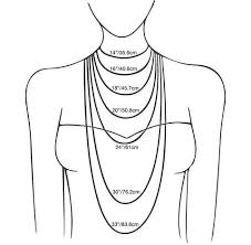 necklace length chart saridjo