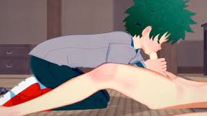My Hero Academia Yaoi - Deku x Shouto Handjob и минет