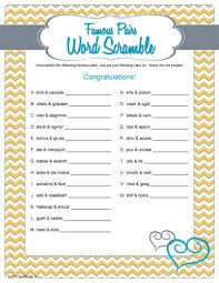 Fun Valentine S Day Printable Games Famous Pairs Bridal Shower Games Valentine Fun