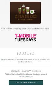 *estimate is based on the fastest shipping method and level of card customization. T Mobile Tuesdays Get A Free 3 Starbucks Gift Card Dansdeals Com