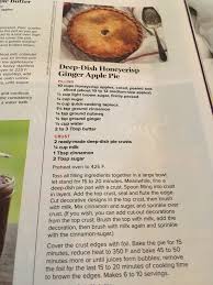 Deep Dish Honey Crisp Ginger Apple Pie Ginger Apple Ginger Recipes Cooking Recipes
