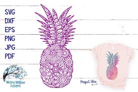 Download Pineapple Zentangle Svg Summer Svg Cut File By Wispy Willow Designs Thehungryjpeg Com