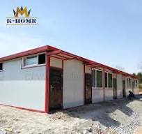 T-Type Steel Structure Prefab Panelized House as Worker ...