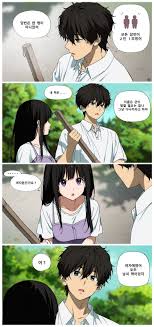 mery (yangmalgage), hyouka, chitanda eru, oreki houtarou, 1boy - Anime R34