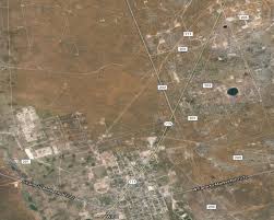 near wink, texas, the sink holes are