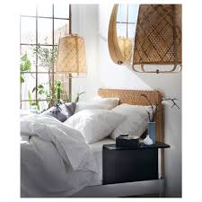 Delaktig Bed Frame Headboard 2 Side Tables Aluminum Rattan Ikea Bed Frame And Headboard Bed Frame Aluminum Table