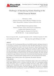 Expected growth of islamic finance in 2018. Pdf Challenges Of Introducing Islamic Banking To The Global Financial Market