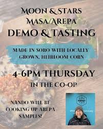 Nando Jaramillo of local @moonandstarsvt did a fun and delicious demo at  the Co-op