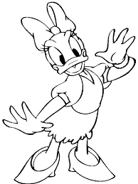 Easy donald duck coloring pages. Donald And Daisy Duck Coloring Pages Download And Print Donald And Daisy Duck Coloring Pages