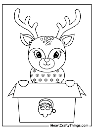 Download and print one of our caribou coloring pages to keep little hands occupied at home; Christmas Reindeers Coloring Pages Updated 2021