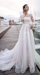 Nora Naviano 2019 Wedding Dresses Voyage Bridal Collection Wedding Inspirasi Lace Wedding Dress With Sleeves Sheer Wedding Dress Wedding Dresses