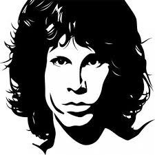 Black And White Celebrity Black And White Vector Portraits 12 Famous People Silhouette Graphics Images Famous People Jim Morrison Silhouette Art Silhouette People