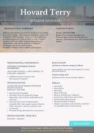 Choose from 35 resume templates and gazillion. Interior Designer Resume Samples Templates Pdf Word 2021 Interior Designer Resumes Bot