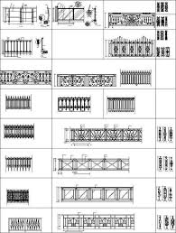You will also be emailed a download link for all the drawings. Iron Railing Design Autocad Blocks Collections All Kinds Of Forged Iron Gate Cad Blocks Free Cad Download Center