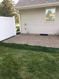 How To Make A Diy Pea Gravel Patio Modern Chemistry At Home Gravel Patio Pea Gravel Patio Diy Patio Pavers