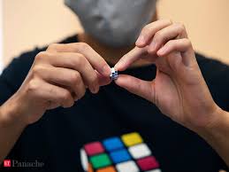 Enter the colors of your puzzle and click the solve button. Rubik S Cube Super Small Rubik S Cube That Fits On Fingertips To Go On Sale In Japan At 1 900 The Economic Times