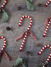 Make a candy cane inspired ornament, a beaded candy cane ornament, and a paper craft. How To Make Beaded Candy Cane Ornaments
