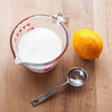 How To Make Buttermilk From Plain Milk With Lemon Juice Or Vinegar Recipe Buttermilk Recipes Buttermilk Substitute How To Make Buttermilk