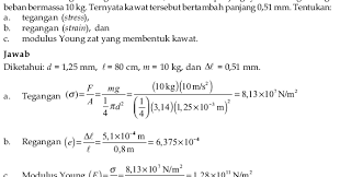 Check spelling or type a new query. Soal Dan Pembahasan Fisika Elastisitas