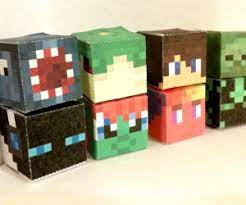 Pokemon evolution diy kaleidoscope paper toy red ted art. Pixel Papercraft
