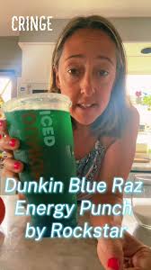Blue Rasberry Dunkin Energy Drink Review